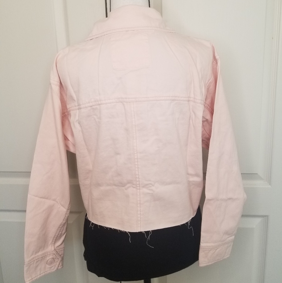 Lightweight Blush Jean Jacket - Picture 5 of 5